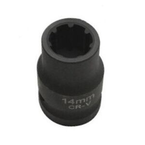 Насадка 1/2" 14mm 7-угольная к тормозным суппортам, QS70014 QUATROS