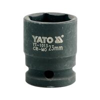 Головка торцевая ударная 6-гранная квадрат 1/2 ", М = 23 мм, L = 39 мм, YT-1013 YATO