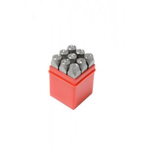 Набір штампів цифрових 6 мм, 9 од., В пластиковому футлярі, RF-00906D ROCKFORCE