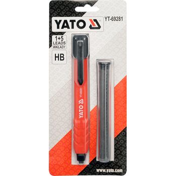 Олівець автомат HB з 5 cтержнями, YT-69281 YATO