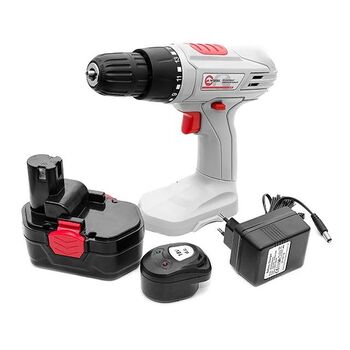 Шуруповерт аккумуляторный 18В, 1 аккумулятор, 1.2Ач, 0-10 (DT-0312 Intertool)