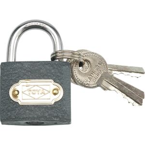 Замок навісний l=32мм сірий (77010 Vorel)