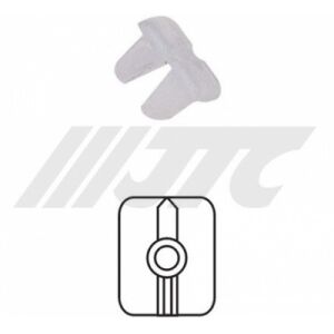 Автомобильная пластиковая клипса (цоколь лампы 1/4") ( уп 200 шт.) (RD03 JTC)