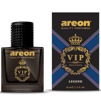 Ароматизатор VIP спрей Легенда (Legend) скло 50 мл Чорний дизайн Areon 085017