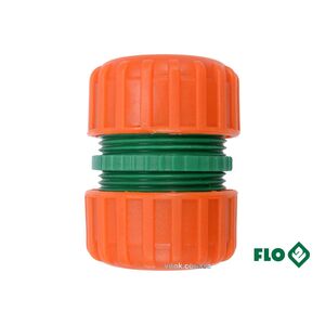Муфта сполучна 2-х водяних шлангів 3/4" пластикова, 89008 FLO