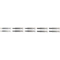 Набор насадок отверточных SL5, SL6, PH1 / 1, PH2 / 2, PZ1 / 1, PZ2 / 2, L = 50 мм. 10шт., YT-04832 YATO