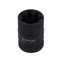 Насадка 1/2" 22mm 7-угол. До тормозных суппортов, QS70022 QUATROS