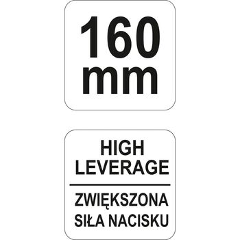 Бокорезы с увеличенной силой нажима l = 160 мм, YT-6583 YATO