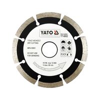 Диск алмазний сегмент "SEGMENT" ?= 115x8,0x22,2 мм. H= 2,1 мм, YT-6002 YATO