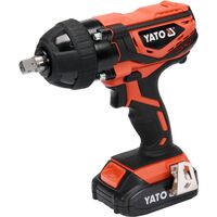 Гайковерт ударний акумуляторний квадрат 1/2", 300 Нм, Li-Ion 18В, 2 АГод. +4 головки, YT-82804 YATO
