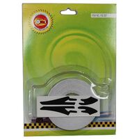 Наклейка бумажная FG 037 черная JK350