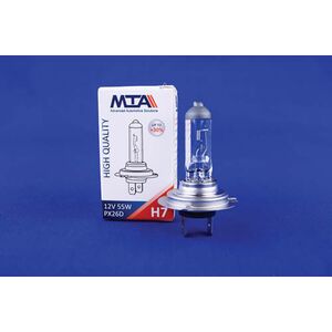 Лампа автомобильная H7 12V 55W PX26D (ближняя/дальняя, противотуманная) MTA 80715 HBC1