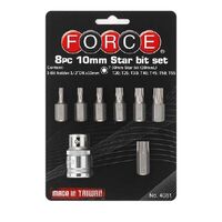 1/2" Набор торксов 8пр (Т20-Т55) на блис (4081 Force)