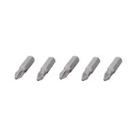 Комплект отверточных насадок PZ2 1/4"*25мм, ACR, S2, уп. 5шт., STORM, VT-0209 INTERTOOL