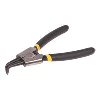 Щипцы для стопорных колец 9" разжим загнутые, QS53012 QUATROS