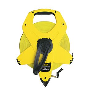 Рулетка 100м х 12,7мм стекловолоконная лента, открытый корпус, 2-34-777 Stanley