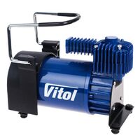 Компресор VITOL K-55 150psi / 23Amp / 50л / шланг 5,0м / клеми / с дефлятором