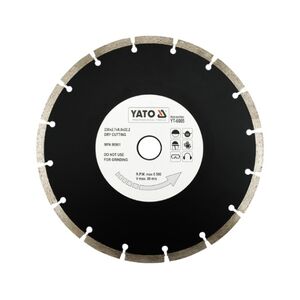 Диск алмазний сегмент "SEGMENT" ?= 230x8,0x22,2 мм. H= 2,7 мм, YT-6005 YATO