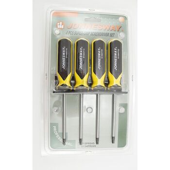 Набор отверток TORX, Т10-Т-25, 4предмета, D15PR04S JONNESWAY