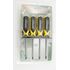 Набор отверток TORX, Т10-Т-25, 4предмета, D15PR04S JONNESWAY