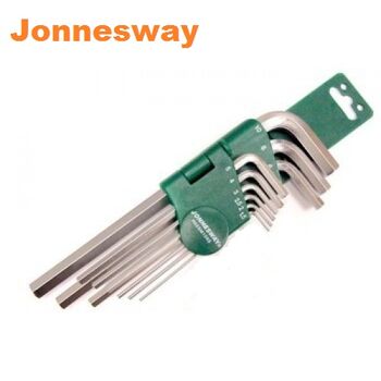 Комплект угловых шестиграников LONG 1,5-10 мм, 10 пр. S2 материал, H02SM109S JONNESWAY