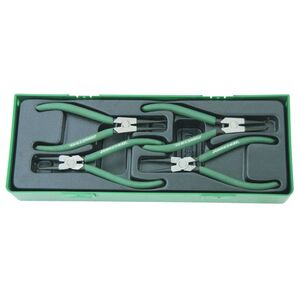 Комплект щипців для стопорних кілець 7", 4 предмета, AG010002SP JONNESWAY