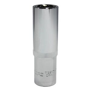 Головка торцевая глубокая 1/2"DR 21 мм 12гр, 112221 OMBRA