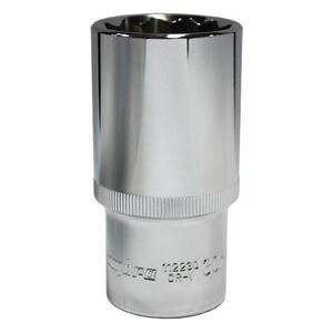 Головка торцевая глубокая 1/2"DR 27 мм 12гр, 112227 OMBRA