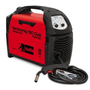 Инверторный сварочный полуавтомат MIG-MAG 230V, 30-170А, 1.6-3.8кВт Telwin TECHNOMIG 180 DUAL SYNERGIC