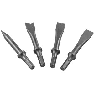 Комплект коротких зубил для пневматичного молотка (JAH-6833), 4 пр. Круглі, JAZ-3944 JONNESWAY