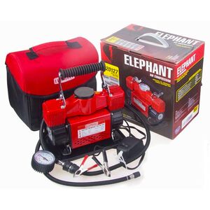 Компресор ELEPHANT КА-20127 150psi / 30Amp / 60л / клеми / 2 циліндра