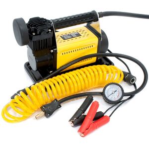 Компресор" T-max" 30A / 150psi / 72L / min / клеми / шланг