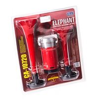Сигнал возд CA-10720/DL1000-7/Еlephant/2-дудки пластик,красный 12V/165mm,215mm