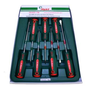 Набор отверток шлиц и крест 7 предметов (06400-7M HANS tools)