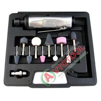 Зачистная машинка 1/4" пневматична з комплектом каменів, 3822K JTC