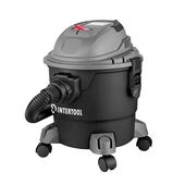 Пилосос будівельний 1.0 кВт, бак 15 л., пластик, 17кПа, INTERTOOL DT-1015