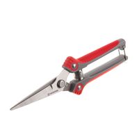 Секатор для винограду 200 мм, INOX, двокомпонентна рукоятка, INTERTOOL FT-1015