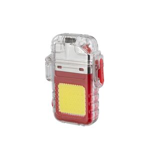 Фонарь брелок с плазменной зажигалкой, INTERTOOL LB-0165
