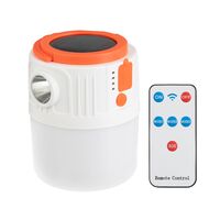 Ліхтар для кемпінгу, сонячна панель, ДК, STORM, INTERTOOL LB-0214