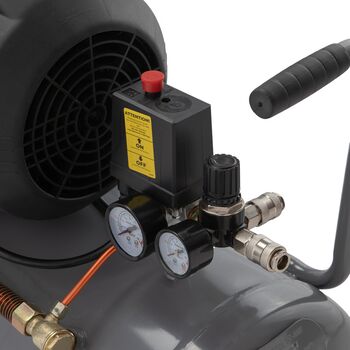 Компресор 50л, 3 кВт,  220 В, 10 aтм, 420 л/хв, 2 циліндри., PT-0007 INTERTOOL