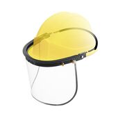 Экран защитный для лица, материал PVC, крепеж на каску INTERTOOL SP-0034