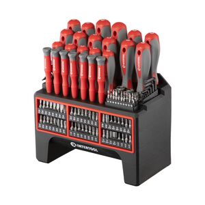 Набір викруток з комплектом насадок 114 од., INTERTOOL VT-3372