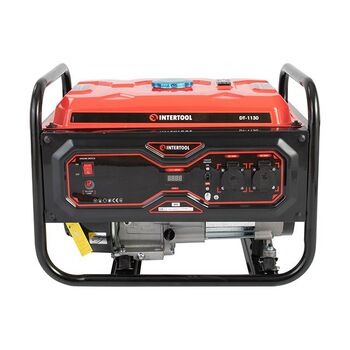 Бензиновый генератор 2.8/3 кВт, ручной старт, STORM, INTERTOOL DT-1130