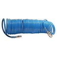 Шланг спиральный полиуретановый 5.5 * 8 мм 10м (PT-1707 Intertool)