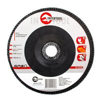 Диск шлифовальный лепестковый 180 * 22мм зерно K80 (BT-0228 Intertool)