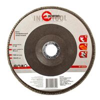 Диск шлифовальный лепестковый 180 * 22мм зерно K120 (BT-0232 Intertool)