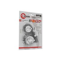 Набор щеток проволочных для дрели 3ед., 1/4" (BT-0300 Intertool)