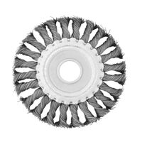 Щітка кільцева 125*22.2 мм (пучки крученого дроту), BT-7125 INTERTOOL