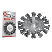 Щетка кольцевая 75 мм для дрели, 1/4" (пучки витой проволоки) (BT-8075 Intertool)