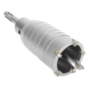 Комплект: сверло корончатое по бетону 40мм+Переходник SDS Plus 100мм (SD-7040 Intertool)